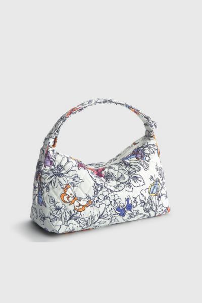 Vera Bradley Quilted Cotton Roxbury Crescent Bag In Wing/bloom, Women's At Urban Outfitters