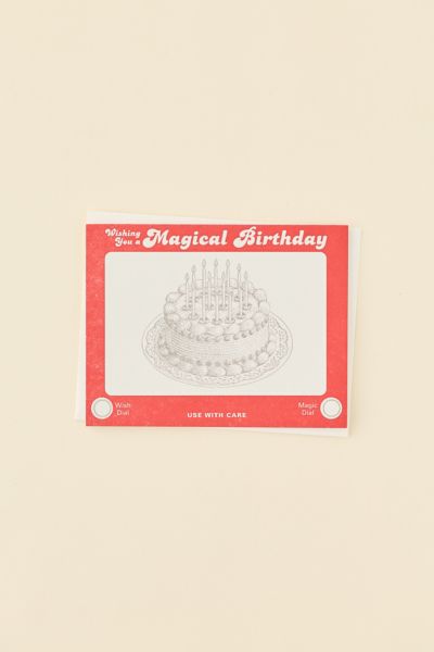 a. favorite design, inc. Etch-A-Sketch Birthday Card