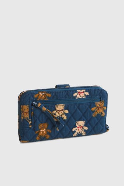 Vera Bradley Quilted Cotton Large Tab Wallet