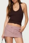 Edikted Marlow Striped Mini Skort