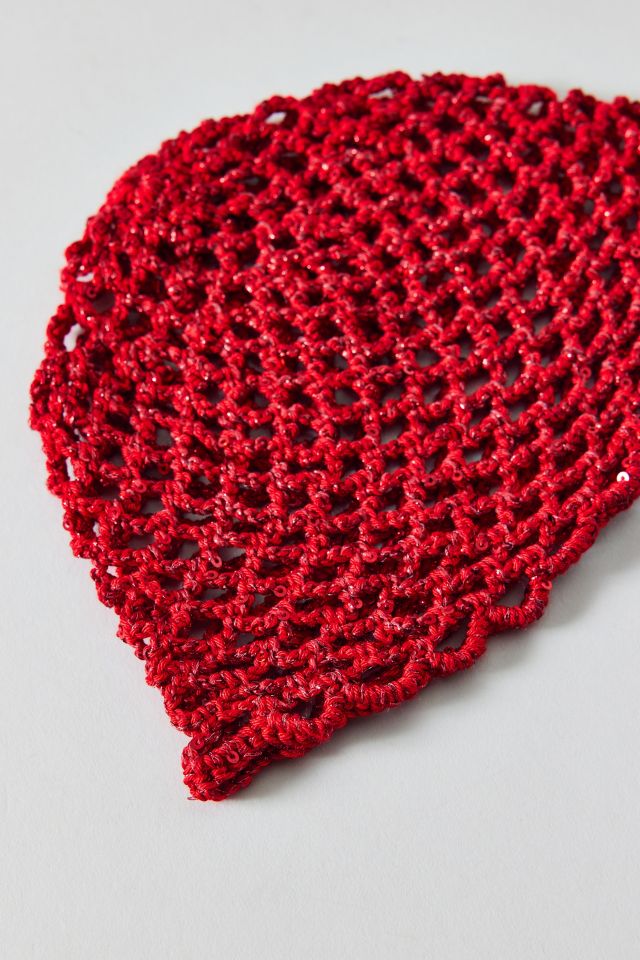 Vintage By Velzy Knit Skull Red Cap #1