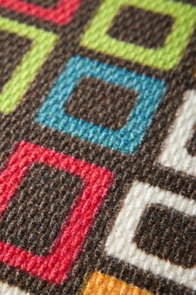 Matterly Neighburly Hip To Be Square Indoor/Outdoor Doormat #1