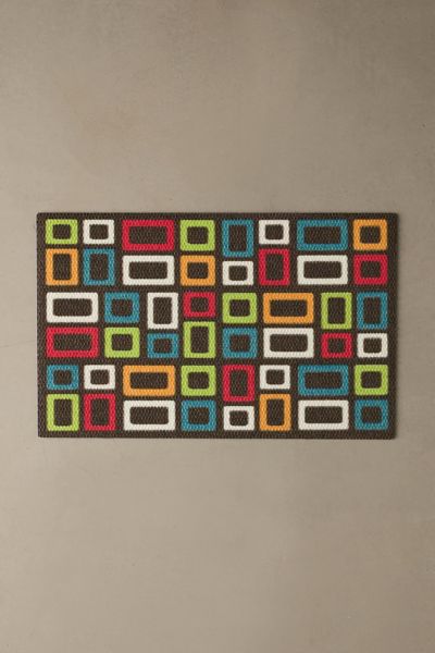 Matterly Neighburly Hip To Be Square Indoor/Outdoor Doormat