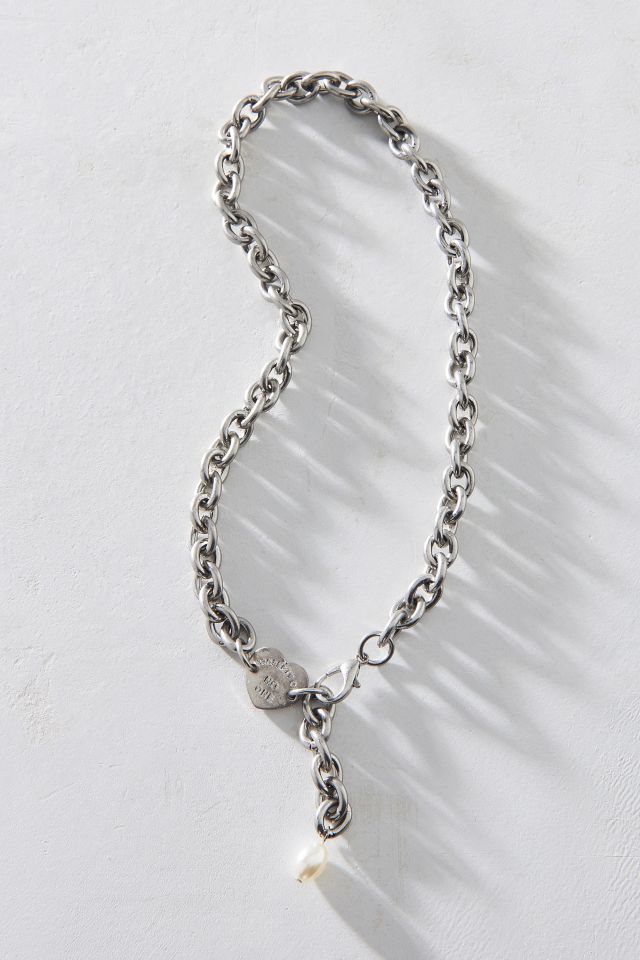 Eleanor Heart Lariat Necklace #1