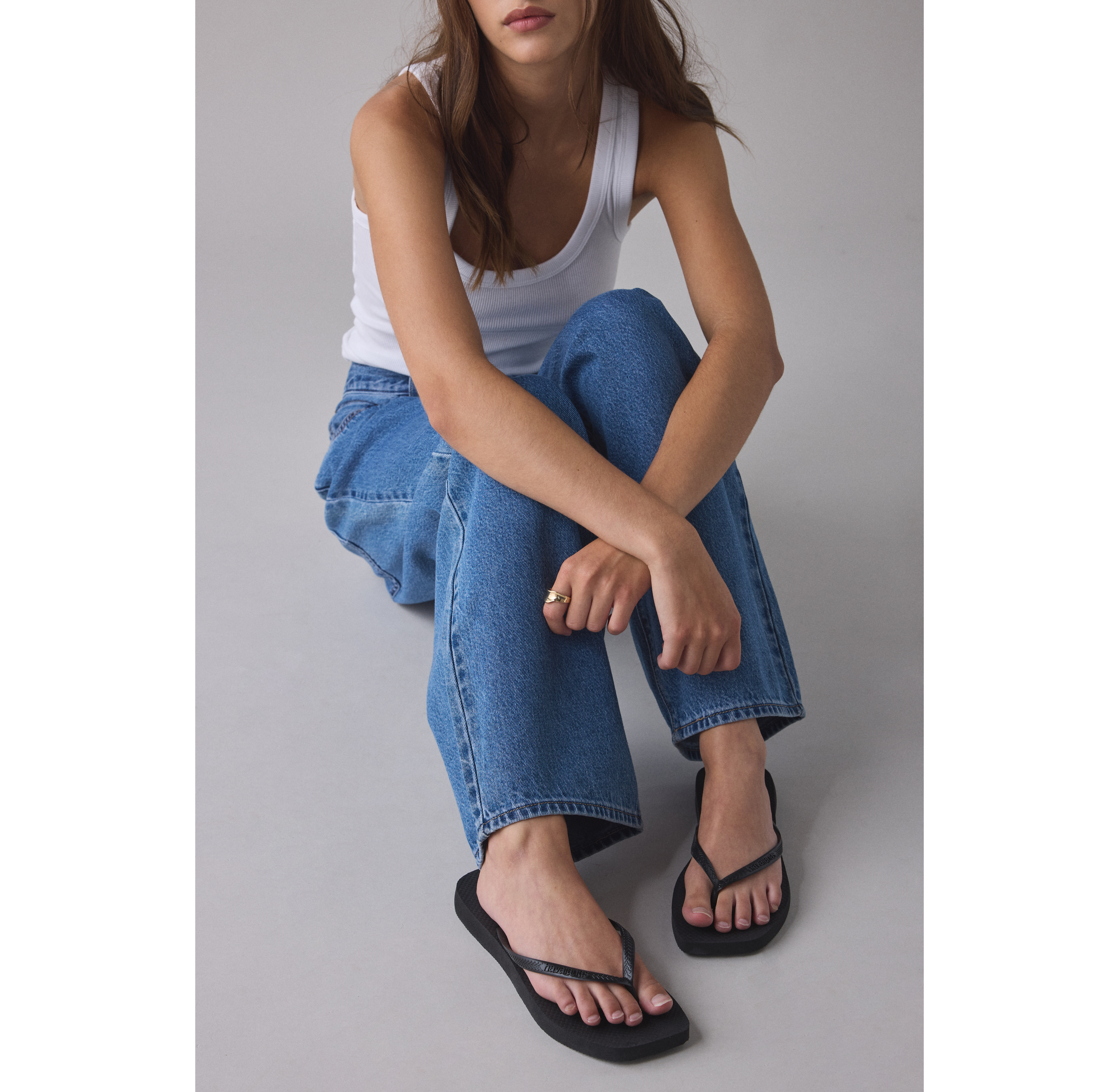 Havaianas Women's Slim Square Flip Flop Sandals