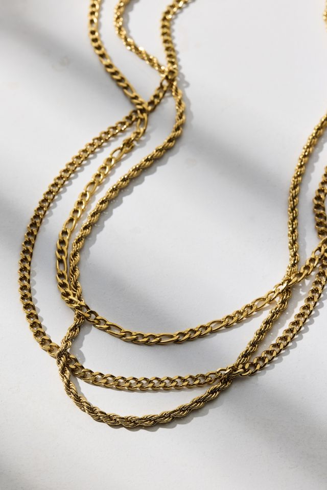 Essential Waterproof Trio Layering Chain Necklace #1