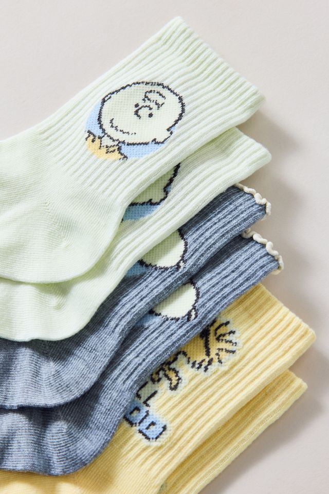 Peanuts Snoopy & Friends Crew Sock 3-Pack #1
