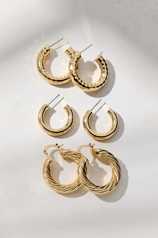 Siena Metal Hoop Earring Set #2