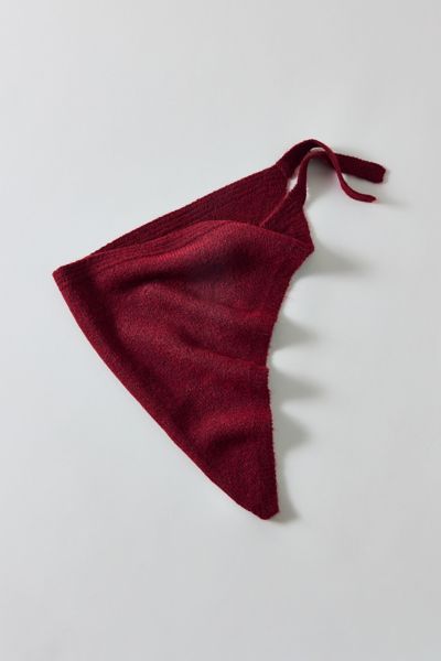 Triangle Knit Tie Scarf