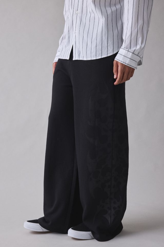 UO Cyber Graphic Wide Leg Sweatpant #1
