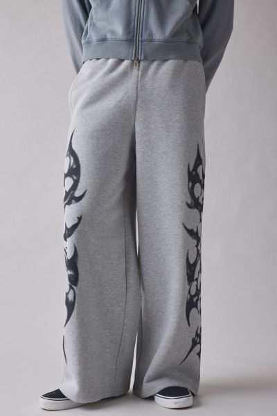 UO Cyber Graphic Wide Leg Sweatpant