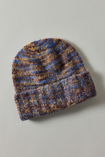 Urban Outfitters Spacedye Knit Cuff Beanie In Brown, Men's At  In Multi
