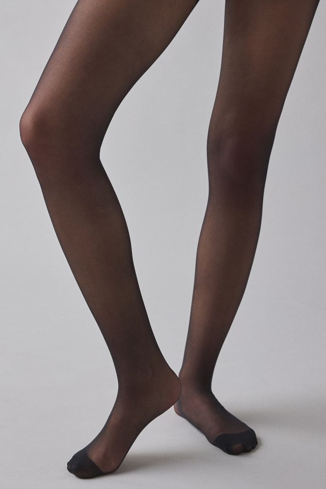 Kiss Flocked Sheer Tights #1