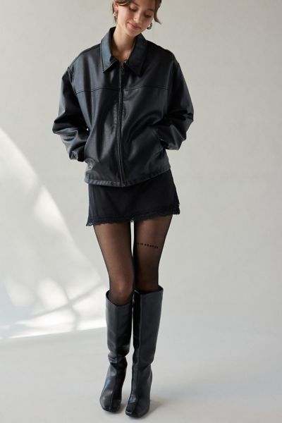UO Flocked Sheer Tights
