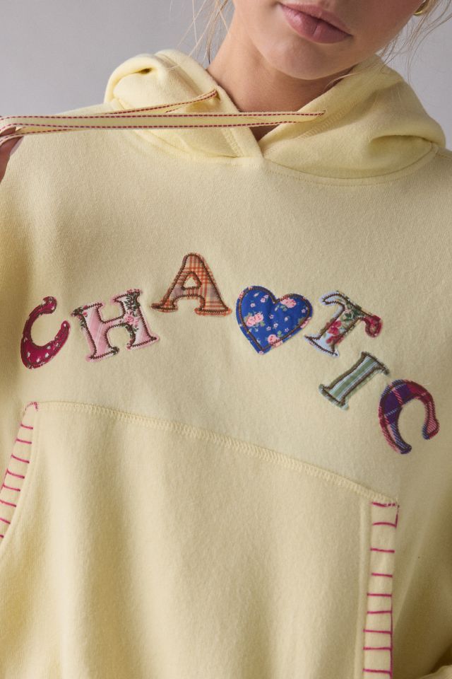 Out From Under Try Me Chaotic Applique Graphic Bubble Hoodie Sweatshirt #3