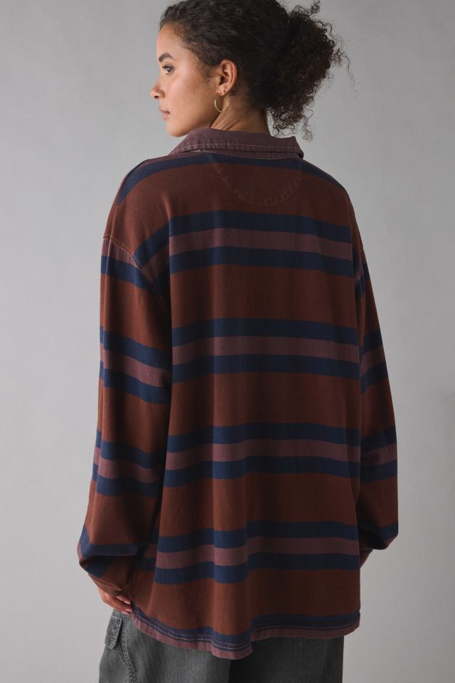 ReMADE By UO Overdyed Oversized Rugby Shirt #4
