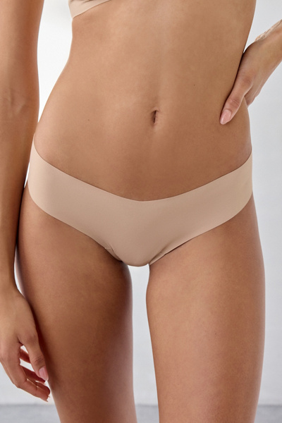 Organic Basics Bare Cheeky Brief In Hazelnut, Women's At Urban Outfitters In Brown