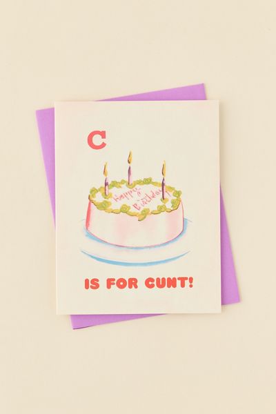 C Is For Birthday Card