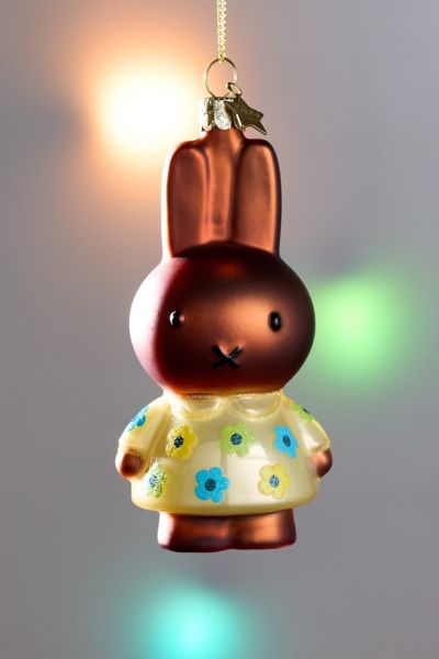 Vondels Miffy Nina Flower Glass Ornament