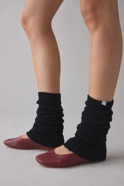 Out From Under Ribbed Knit Leg Warmers In Black, Women's At Urban Outfitters In Black