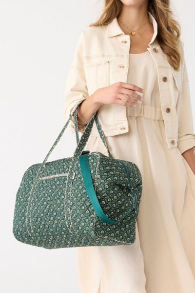 Vera Bradley Quilted Cotton Miramar Weekender Bag