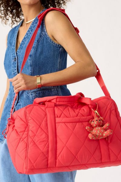 Vera Bradley Quilted Nylon Miramar Weekender Bag In Cayenne, Women's At Urban Outfitters