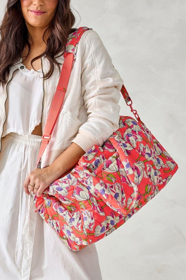 Vera Bradley Quilted Nylon Miramar Weekender Bag #4