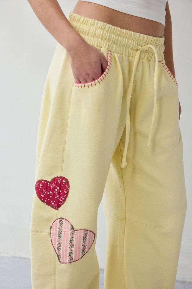 Out From Under Essential Patched Graphic Barrel Leg Full Length Sweatpant #2