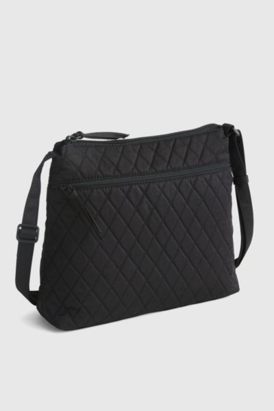 Vera Bradley Quilted Cotton Zip Hipster Bag In Moonless Night, Women's At Urban Outfitters In Black