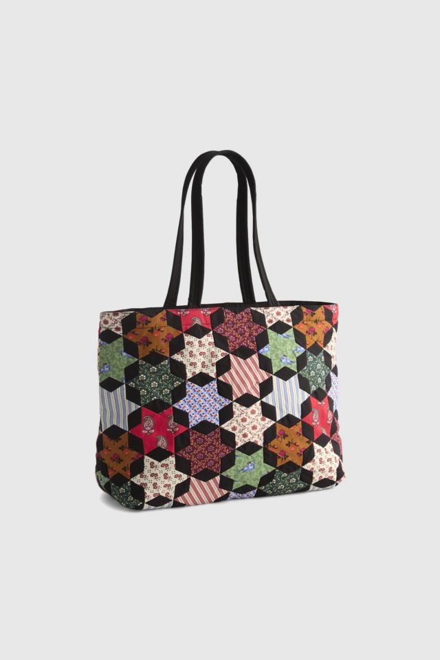 Vera Bradley Quilted Cotton Zip Tote Bag #1