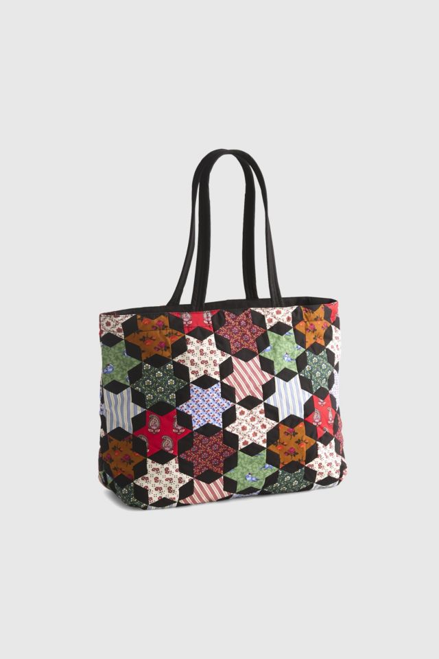 Vera Bradley Quilted Cotton Zip Tote Bag #3