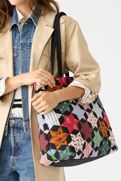 Vera Bradley Quilted Cotton Zip Tote Bag