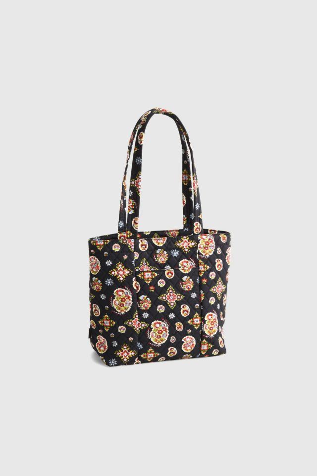 Vera Bradley Quilted Cotton Small Zip Tote Bag #1