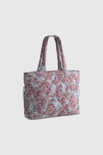Vera Bradley Quilted Nylon Zip Tote Bag
