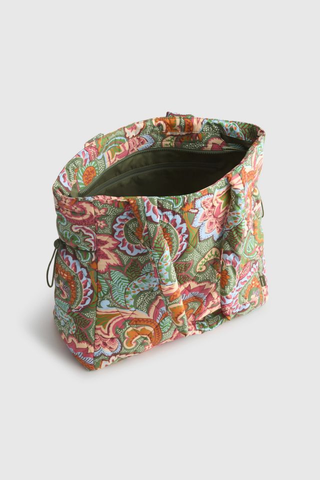 Vera Bradley Quilted Nylon Zip Tote Bag #1