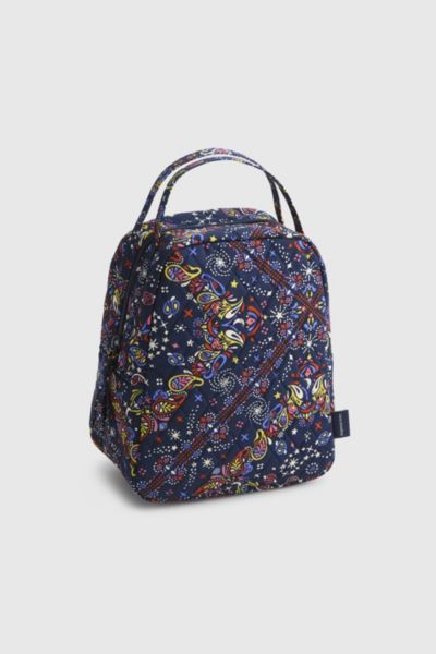 Vera Bradley Quilted Cotton Lunch Bag In Starry Paisley At Urban Outfitters