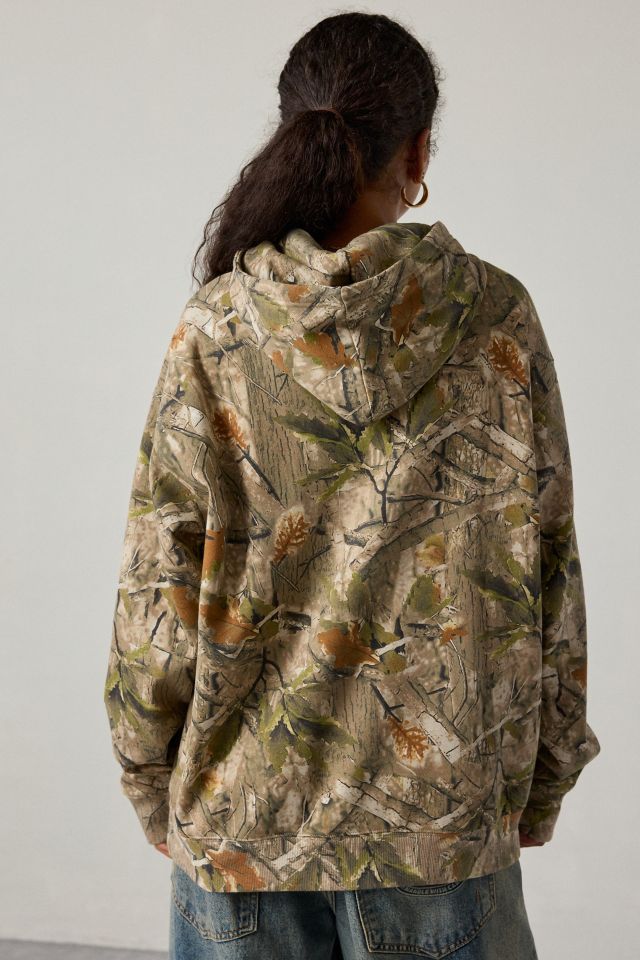 Ride ‘Em Graphic Camo Print Oversized Hoodie Sweatshirt #1