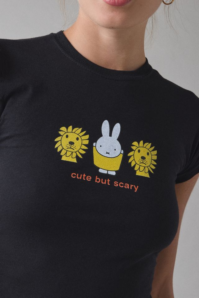 Daisy Street Miffy Cute But Scary Graphic Baby Tee #1