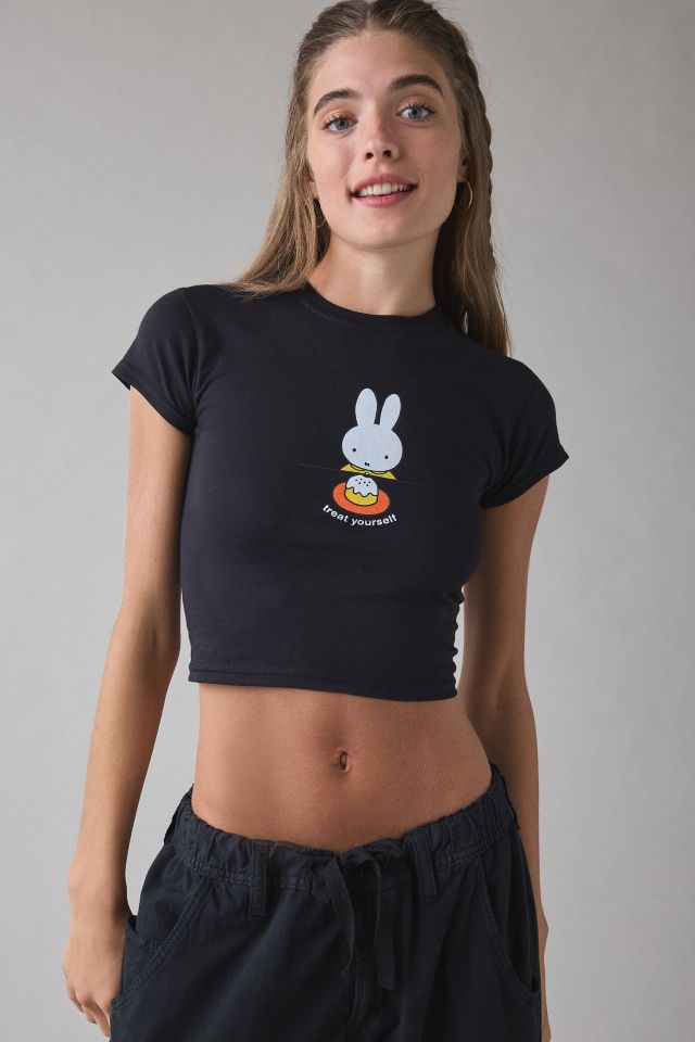 Daisy Street Miffy Treat Yourself Graphic Baby Tee #1