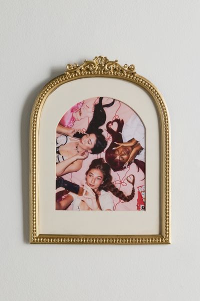 Urban Outfitters Ornate Arch 11" X 14" Picture Frame In Gold At