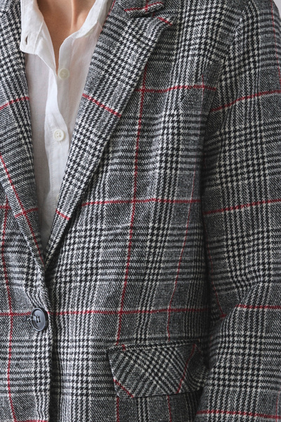 Vintage By UO Wool Check Blazer