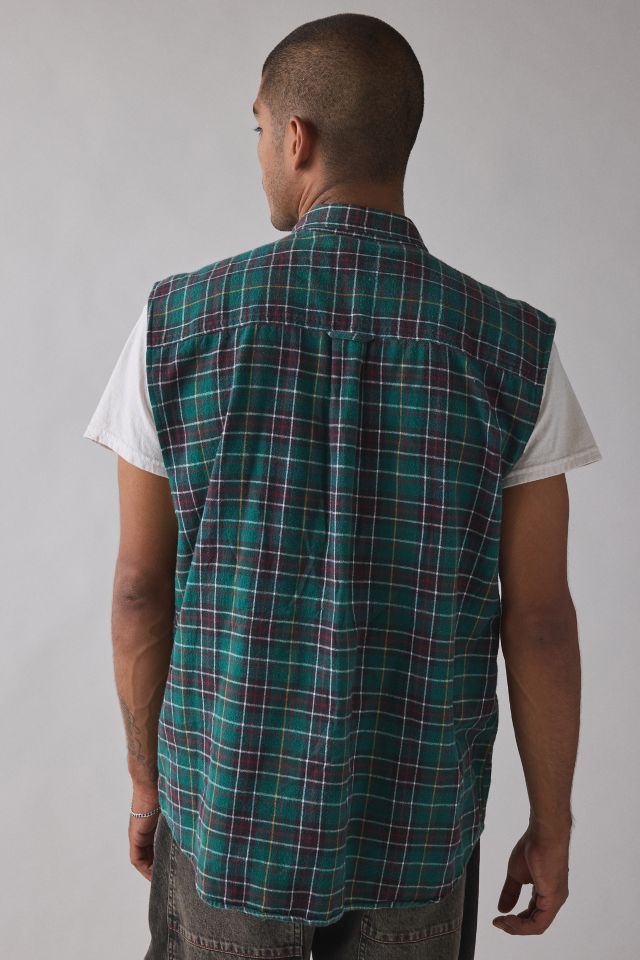 ReMADE By UO Sleeveless Flannel Shirt #2