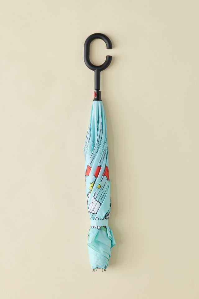 Peanuts Snoopy Revers-A-Brella® Stick Umbrella #3
