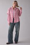 BDG All Around Layered Twofer Oversized Flannel Shirt