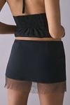 Kimchi Blue Fringe + Flirty Low-Rise Micro Mini Skort