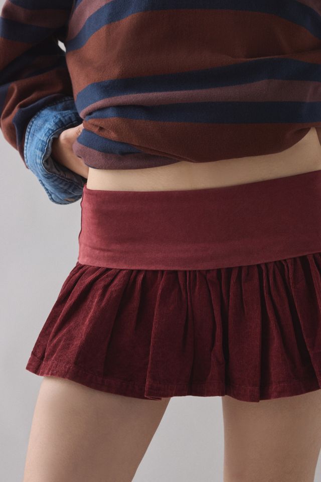 BDG Byrdie Corduroy Low-Rise Micro Mini Skirt #1