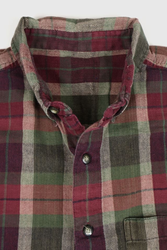 Vintage Plaid Button-Down Shirt #2