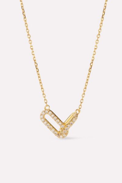 Ana Luisa Loree Chain Link Necklace In Gold, Women's At Urban Outfitters