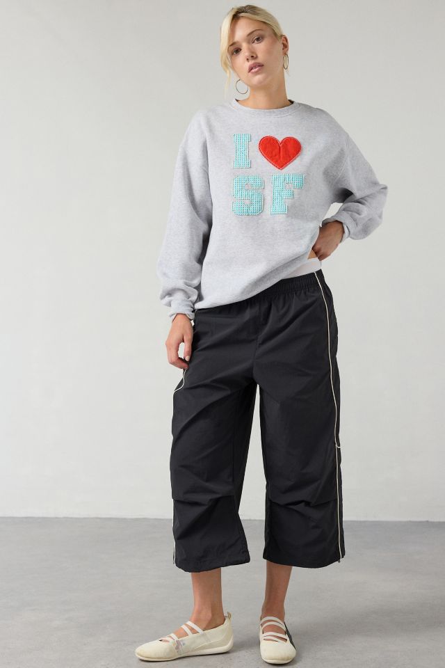 I Heart San Francisco Applique Graphic Crew Neck Pullover #2