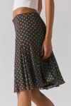 Kimchi Blue Joni Polka Dot Knee-Length Skirt